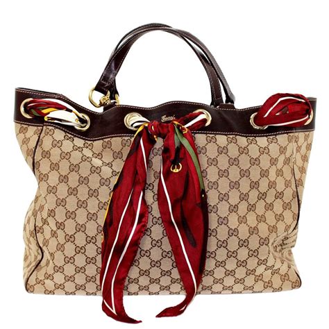 gucci handbags with scarf.